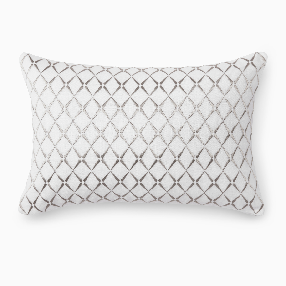 Silo of Sferra Amaro Decorative Pillow in White and Grey Color