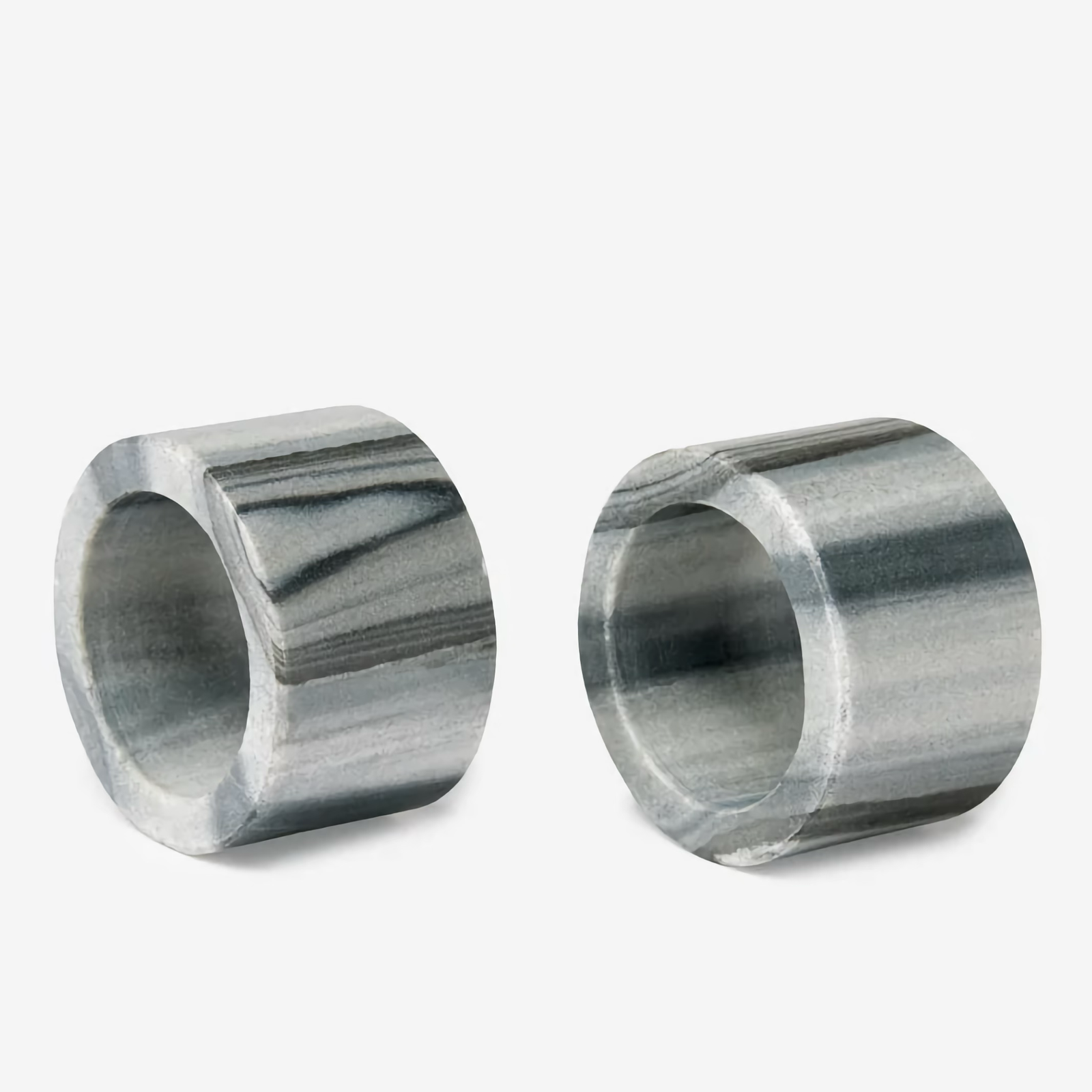 Pair of Grey Sferra Anelli Napkin Rings