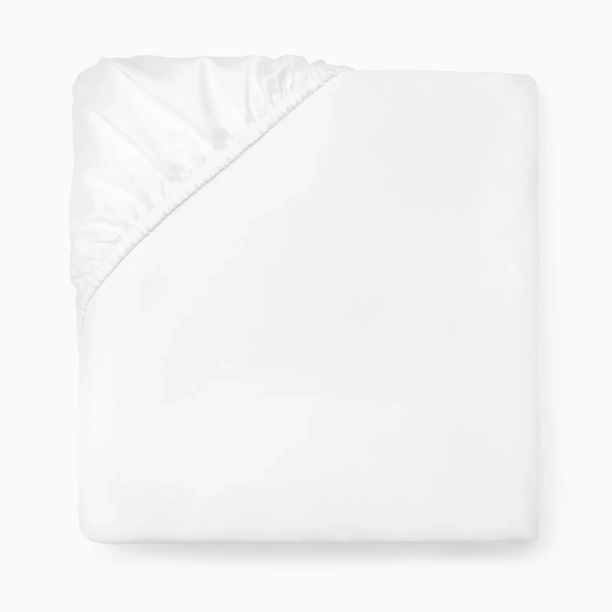Fitted Sheet of Sferra Ariel Bedding in White