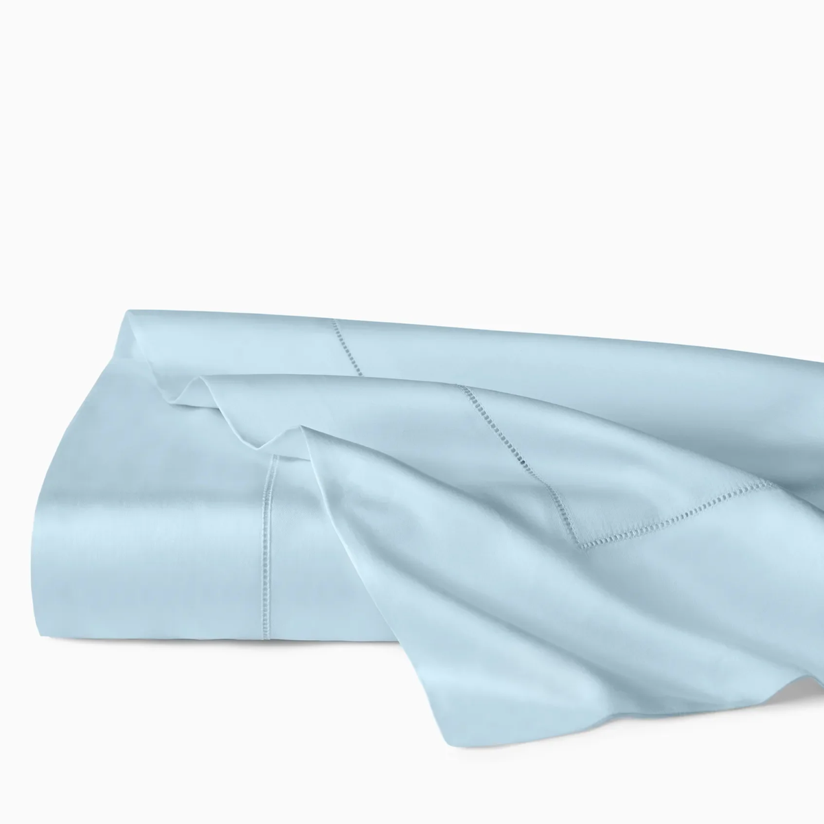 Flat Sheet of Sferra Ariel Bedding in Arctic