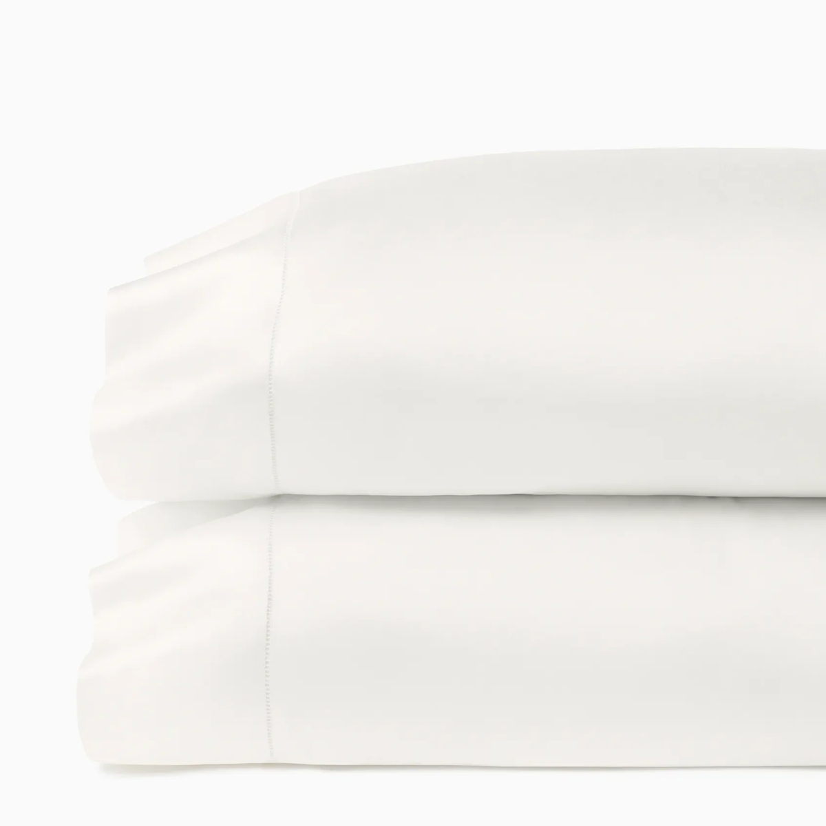 Pair of Pillowcases of Sferra Ariel Bedding in Oyster