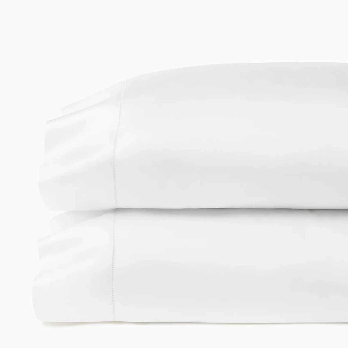 Pair of Pillowcases of Sferra Ariel Bedding in White