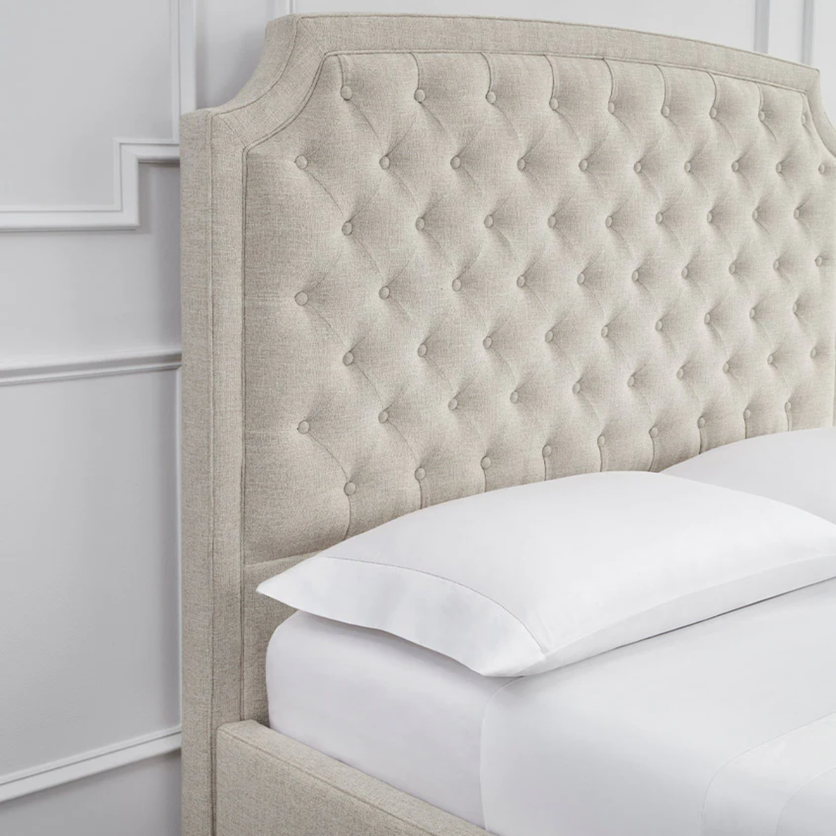 Headboard of Sferra Ashville Upholstered Bed