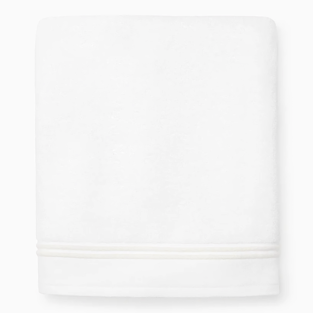 Silo of Sferra Aura Nuova Bath Sheet in White and Ivory