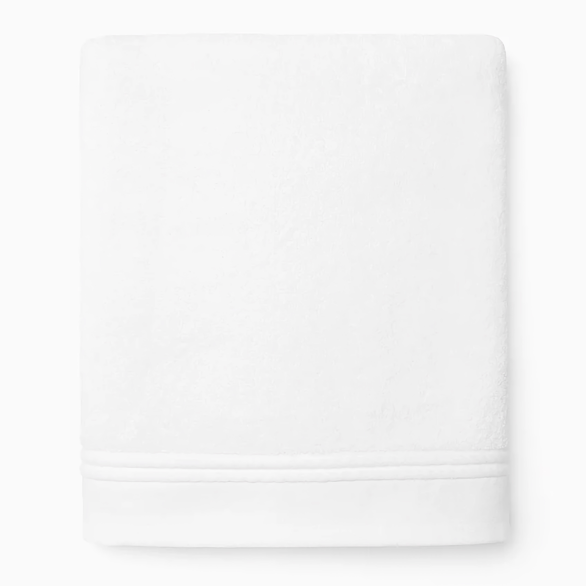 Silo of Sferra Aura Nuova Bath Sheet in White and White