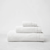 Sferra Aura Nuova Bath Towels - White/White featured image