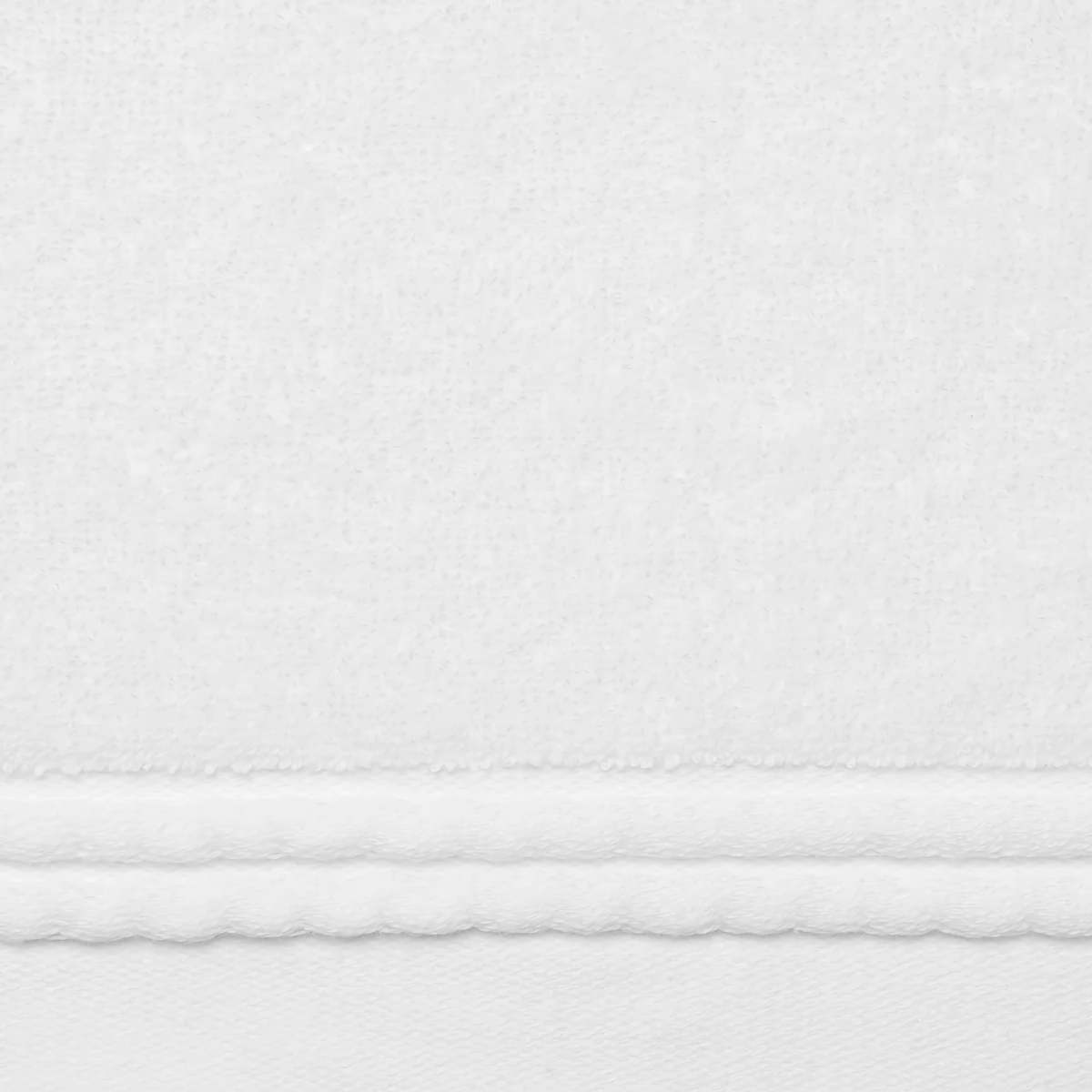 Swatch Sample of Sferra Aura Nuova Bath Towels in White and White