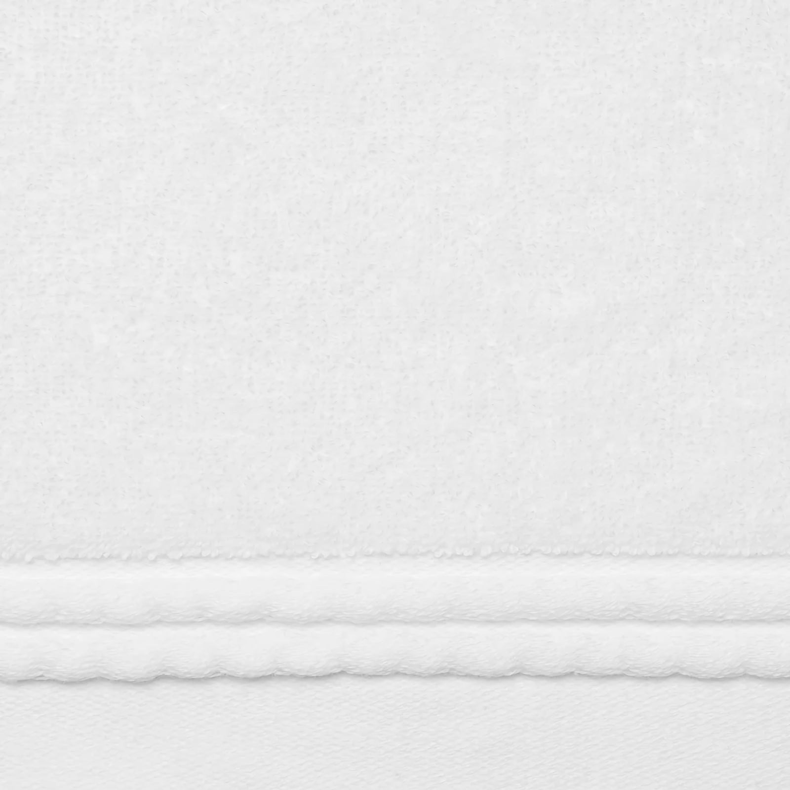 Stack of Sferra Aura Nuova Bath Towels in White and White