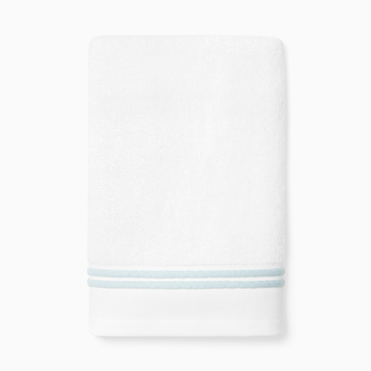 Silo of Sferra Aura Nuova Hand Towel in White and Aqua