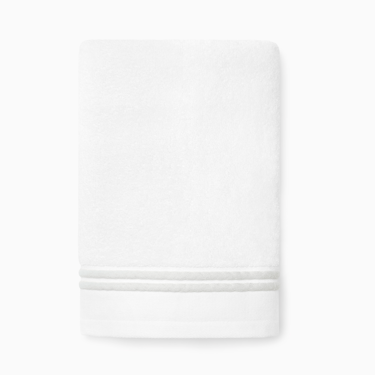 Silo of Sferra Aura Nuova Hand Towel in White and Lunar