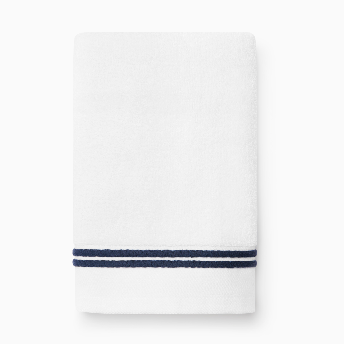 Silo of Sferra Aura Nuova Hand Towel in White and Navy