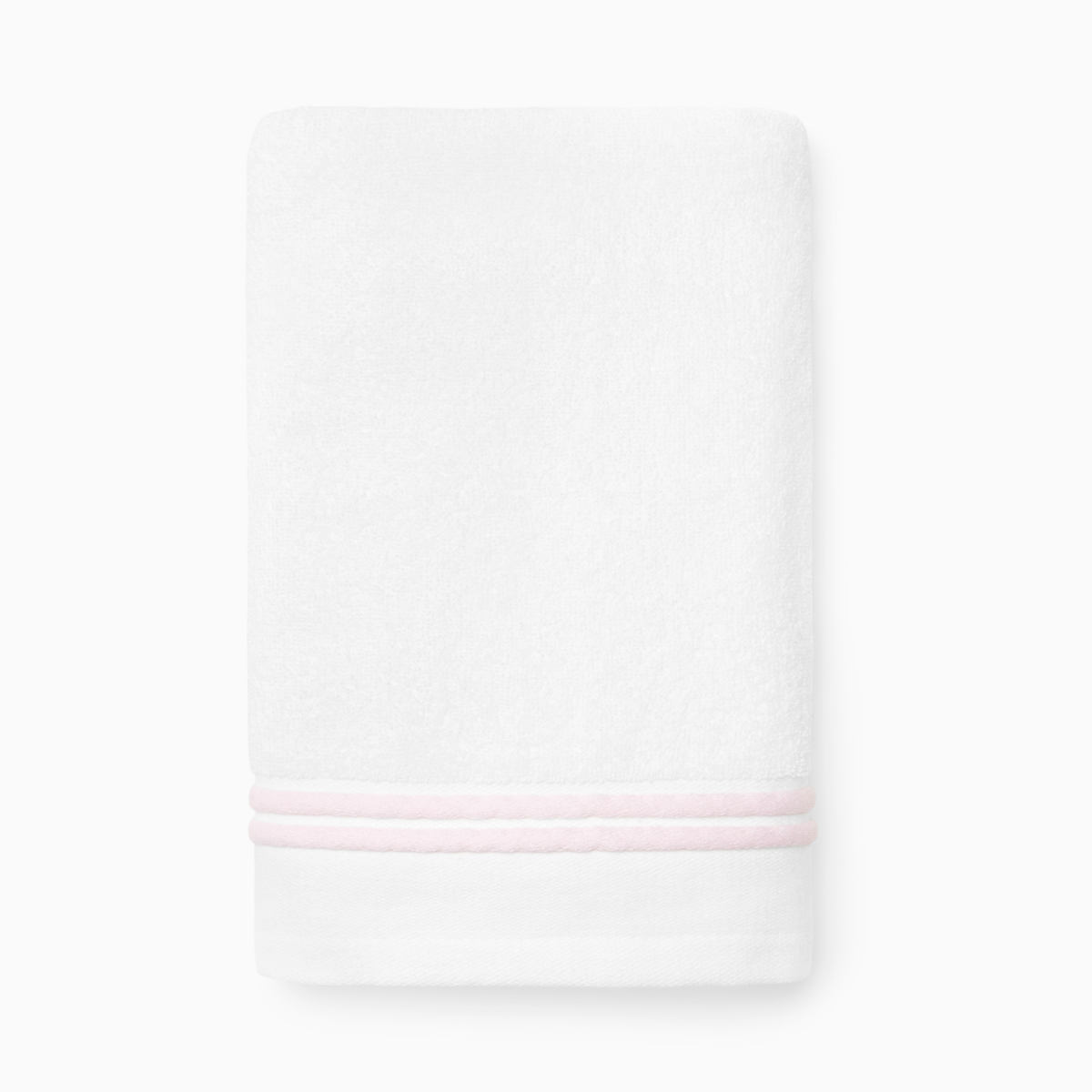 Silo of Sferra Aura Nuova Hand Towel in White and Pink