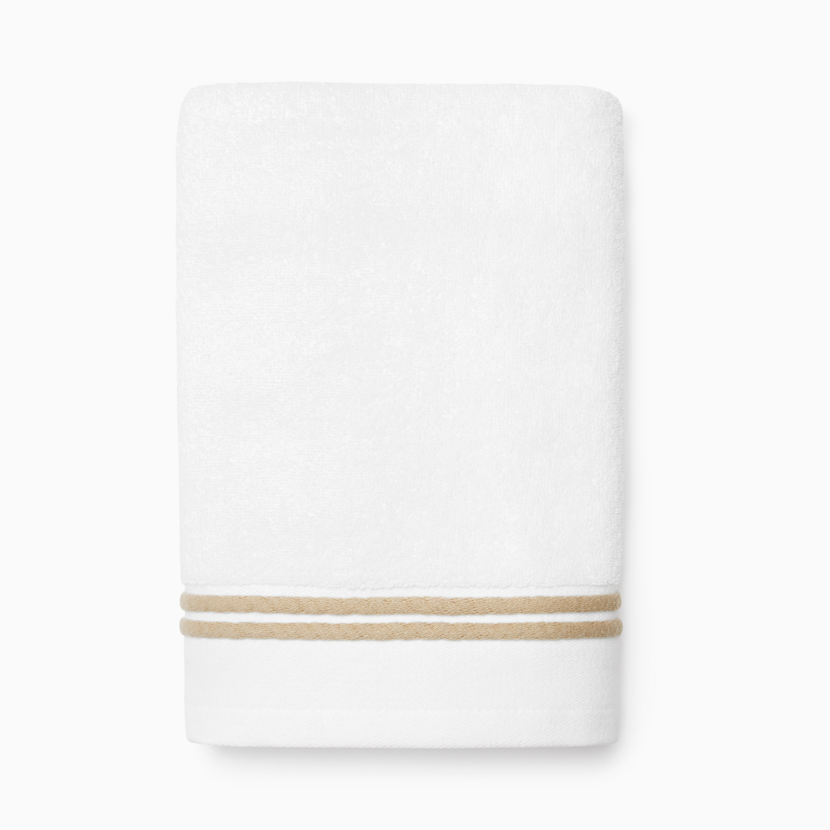 Silo of Sferra Aura Nuova Hand Towel in White and Sand