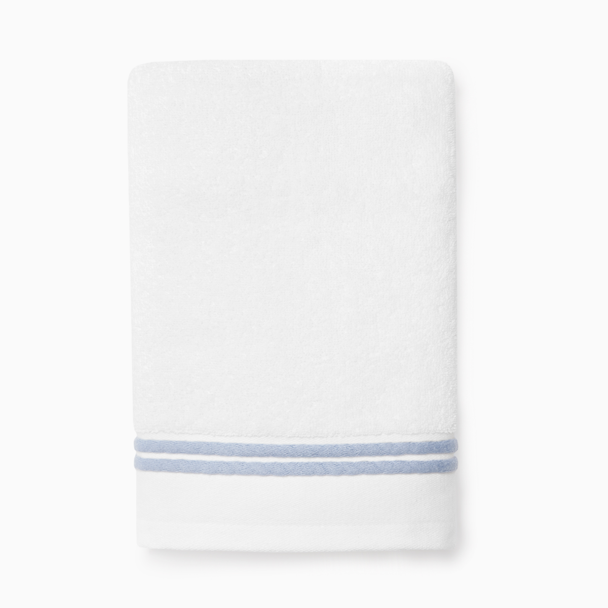 Silo of Sferra Aura Nuova Hand Towel in White and Sea