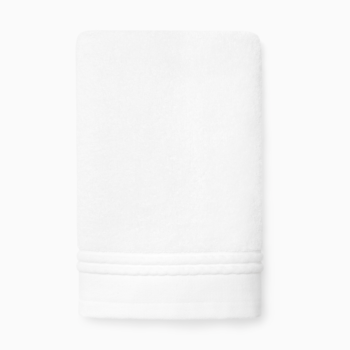 Silo of Sferra Aura Nuova Hand Towel in White and White