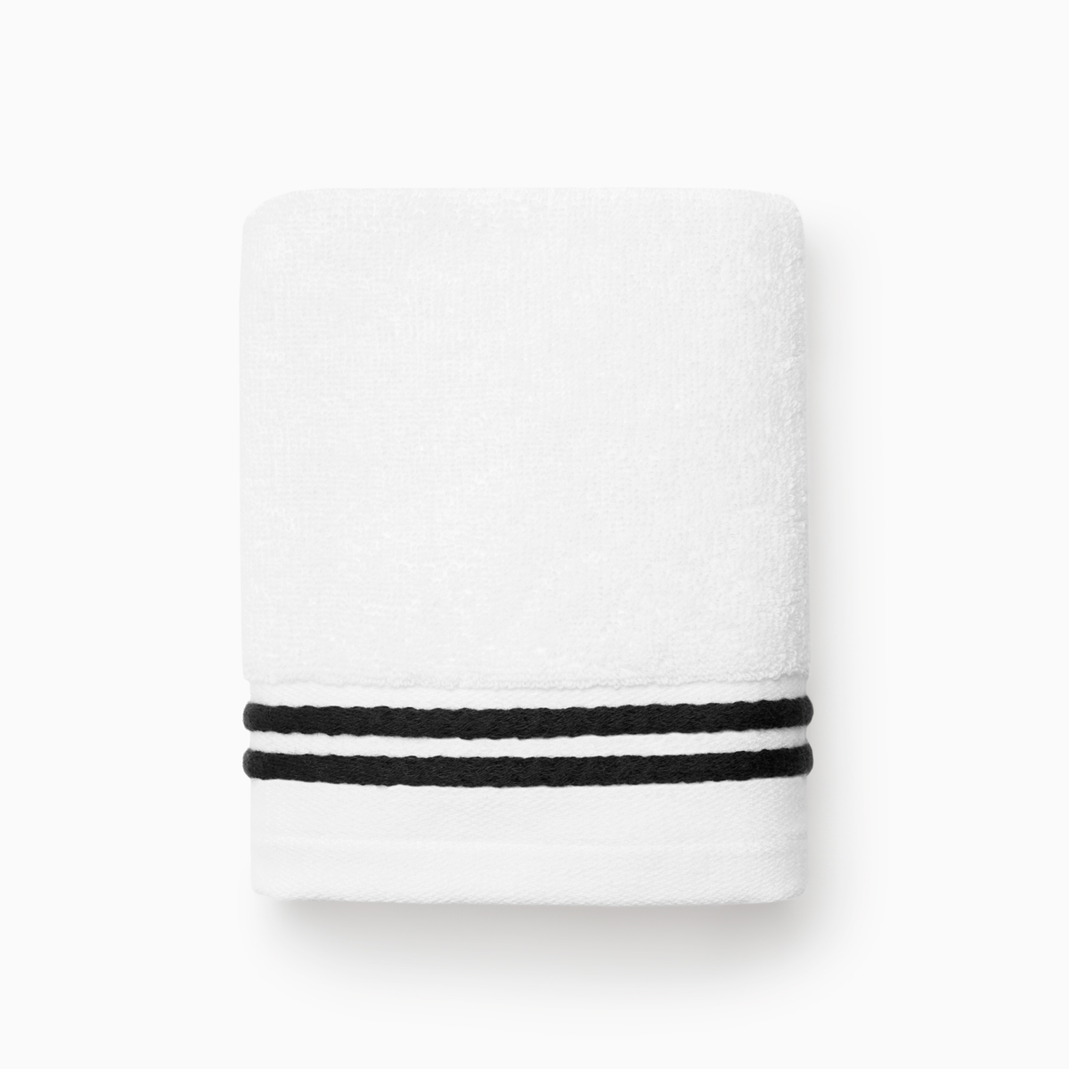 Silo of Sferra Aura Nuova Wash Cloth in White and Black