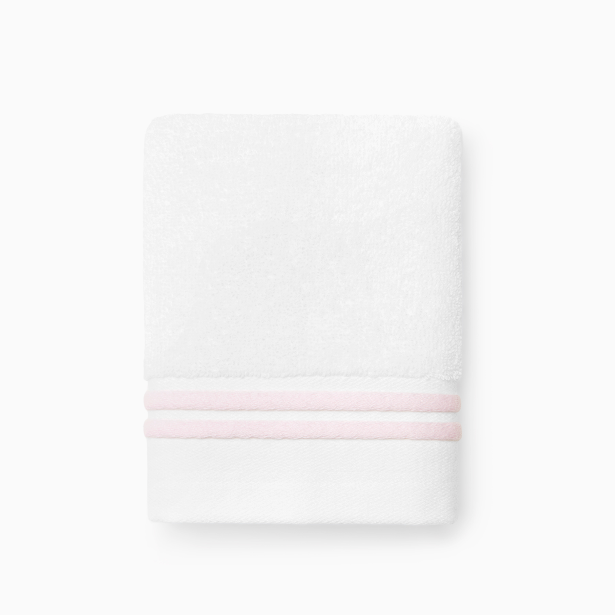 Silo of Sferra Aura Nuova Wash Cloth in White and Pink