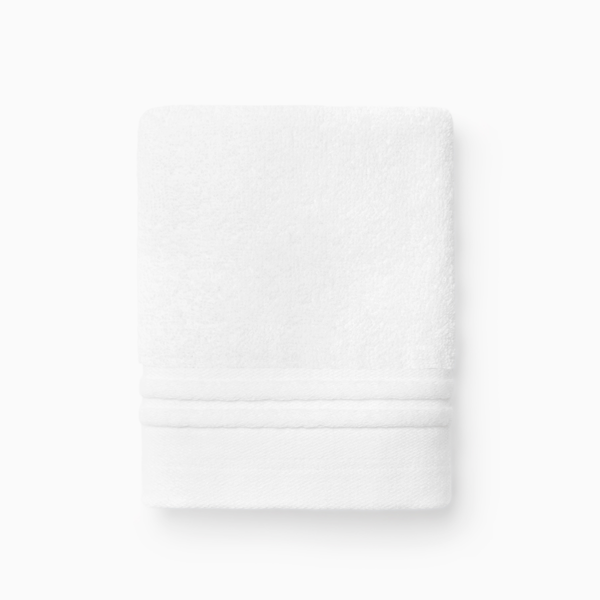 Silo of Sferra Aura Nuova Wash Cloth in White and White