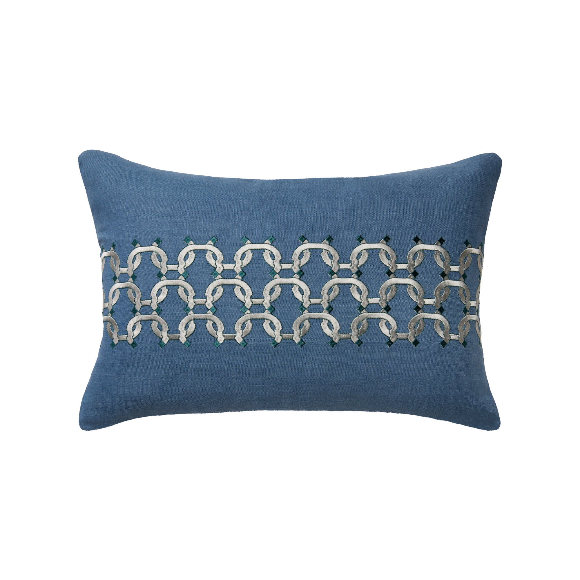 Silo of Sferra Bardi Decorative Pillow in Cadet/Grey Color