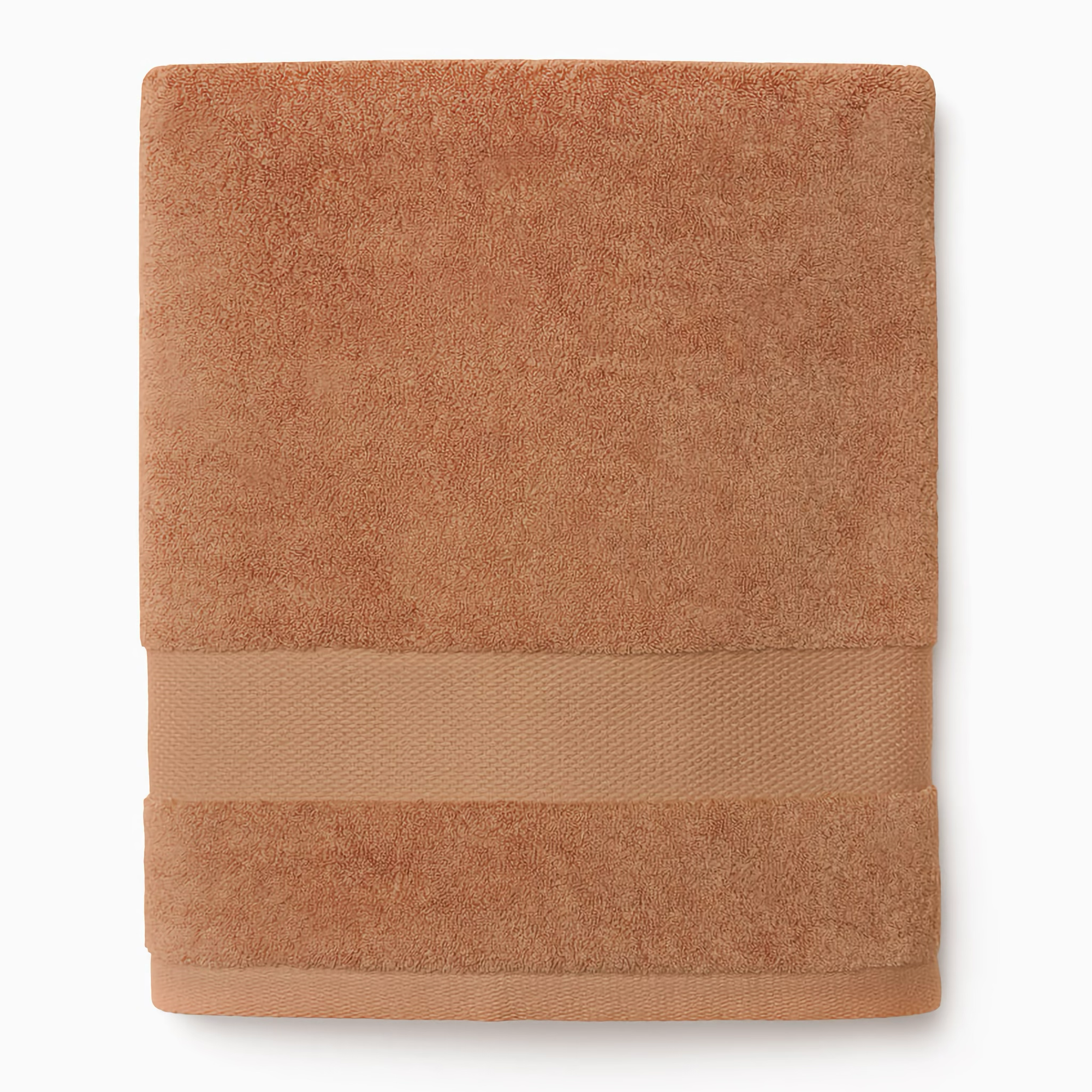 Silo of Sferra Bello Nuovo Bath Sheet in Terracotta