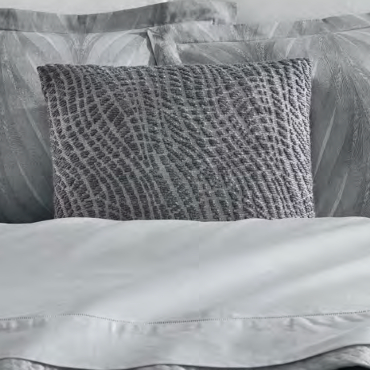 Sferra Belluno Decorative Pillow - Oyster