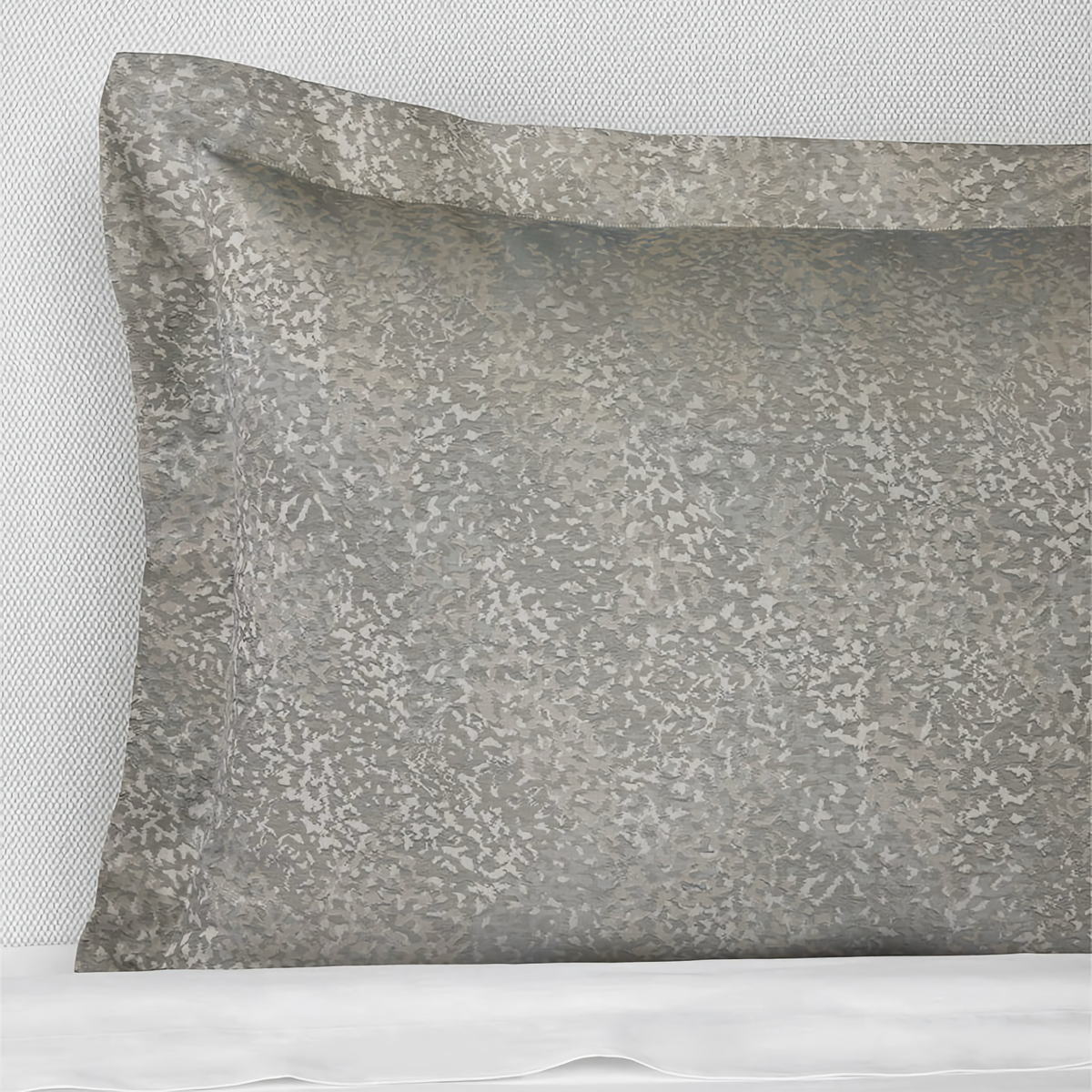 Sham Corner of Sferra Bione Bedding in Color Slate