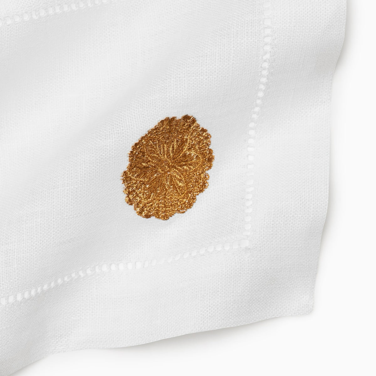 Pizzelle Embroidery of Sferra Biscotto Cocktail Napkins