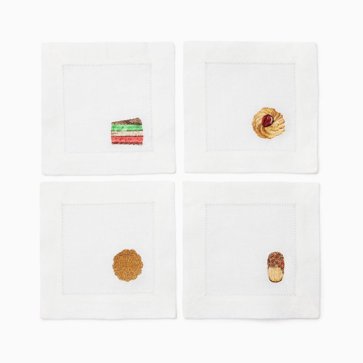 Patterns of Sferra Biscotto Cocktail Napkins