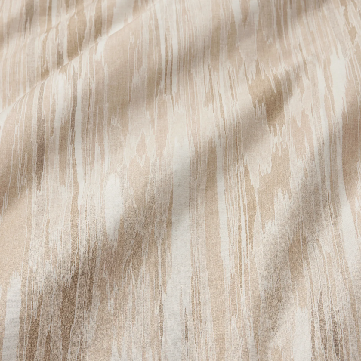Fabric of Sferra Brina Duvet Cover and Shams in Sand color