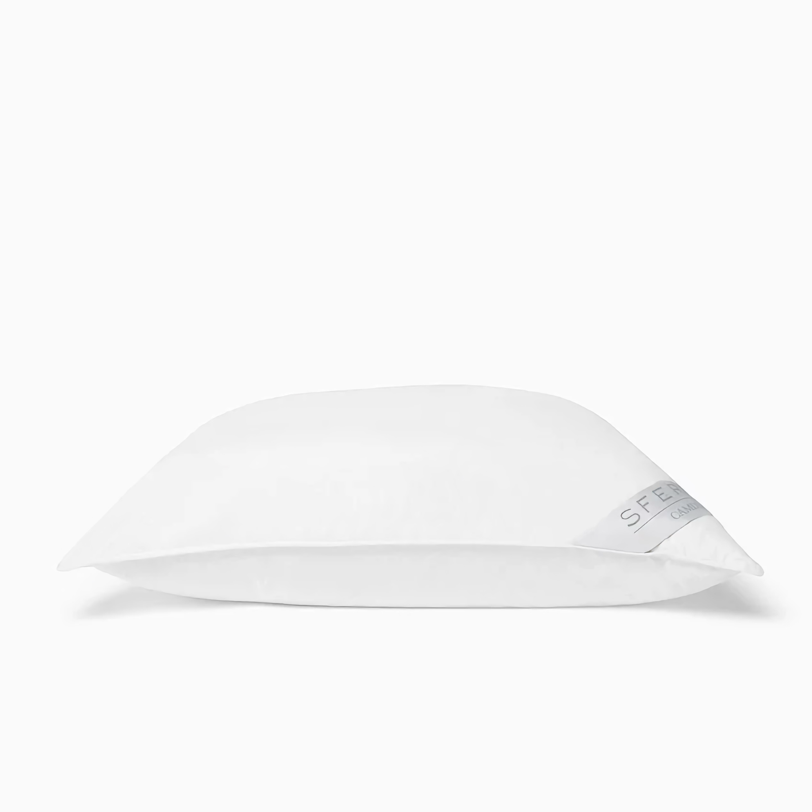 Sferra Camden Chamber Pillow in Color White Against White Background