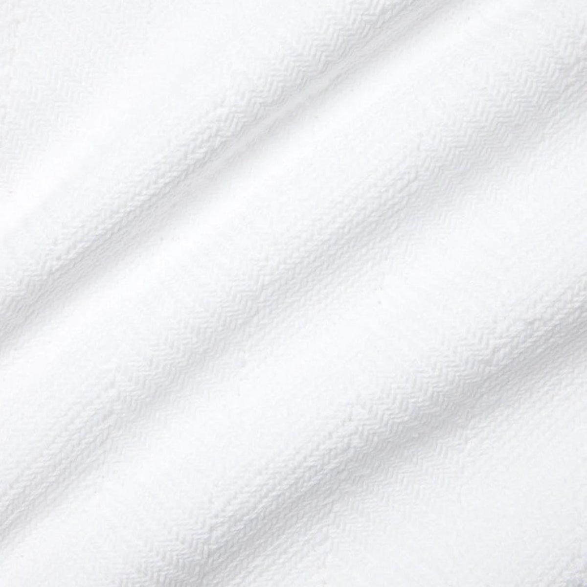 Swatch Sample of Sferra Camilo Blanket in White/White