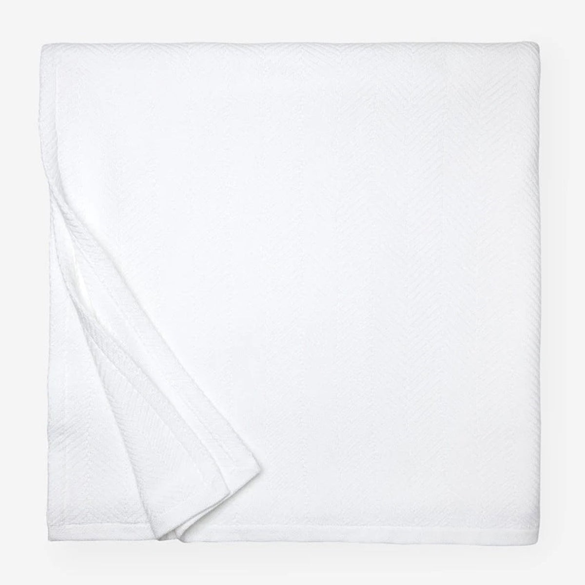 Silo Image of Sferra Camilo Blanket in Color White/White