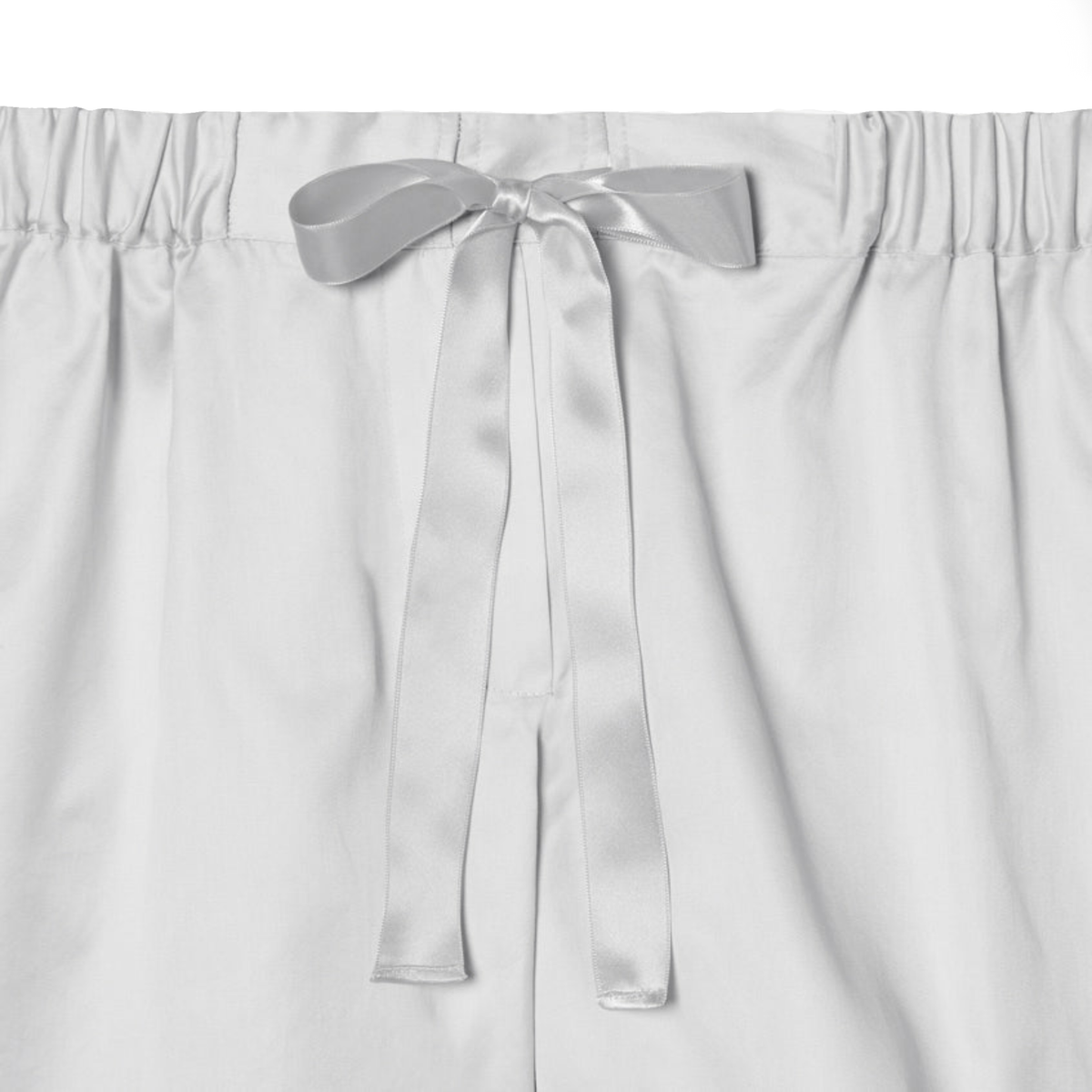 Drawstring View of Tin Sferra Caricia Pant Against a White Background