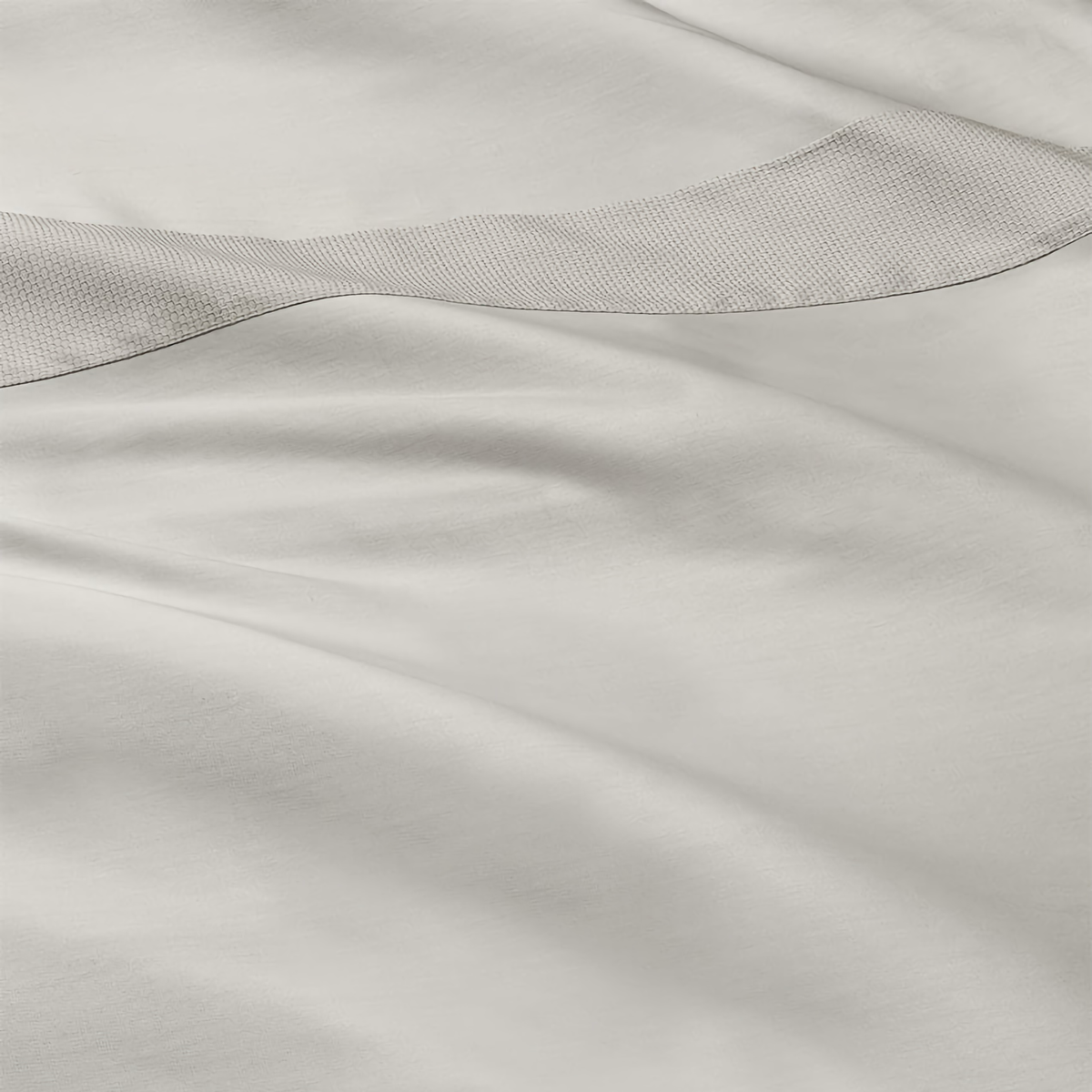 Fabric Closeup of Sferra Carlotta Bedding in Color Grey