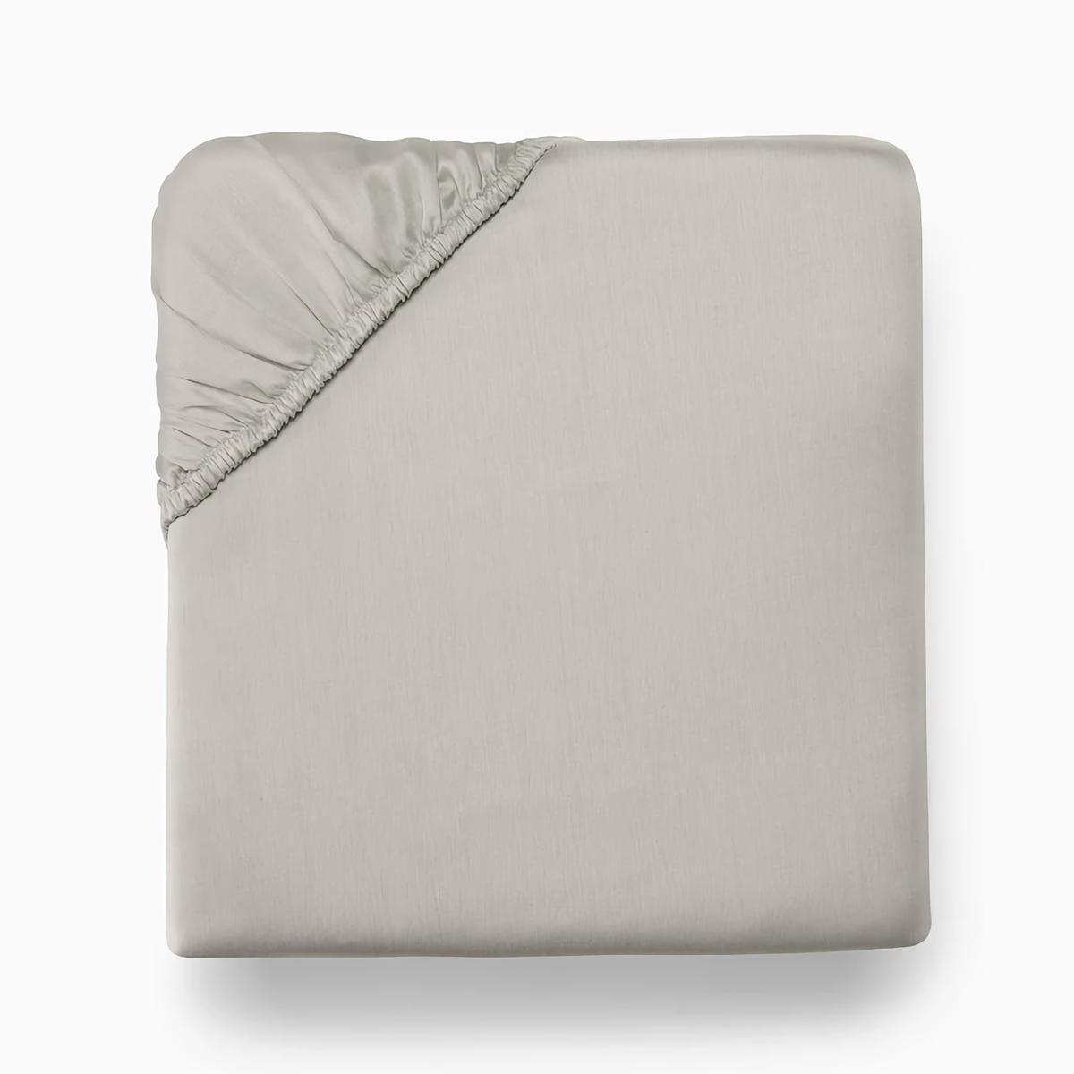 Fitted Sheet of Sferra Carlotta Bedding in Color Grey