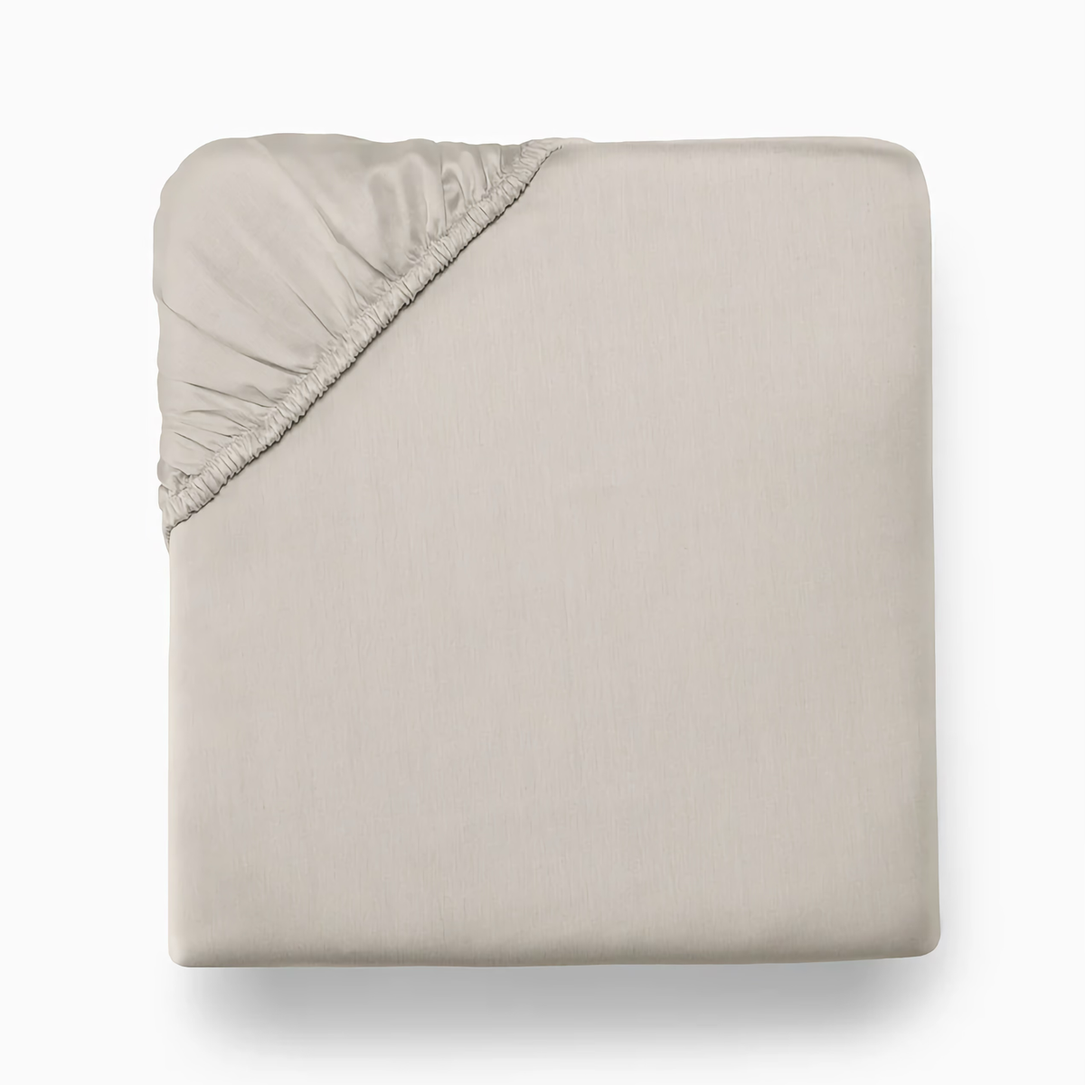 Fitted Sheet of Sferra Carlotta Bedding in Color Taupe