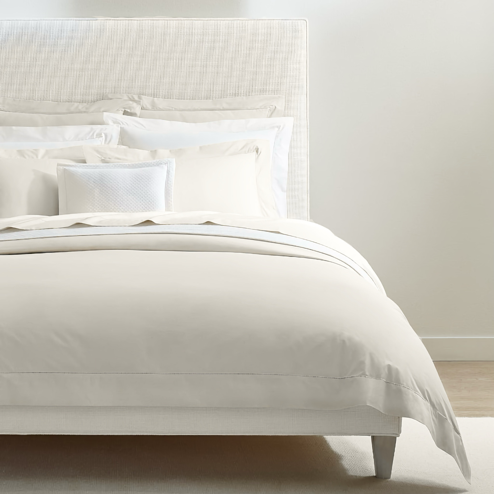 Bed in Sferra Celeste Bedding Collection in Bone Color