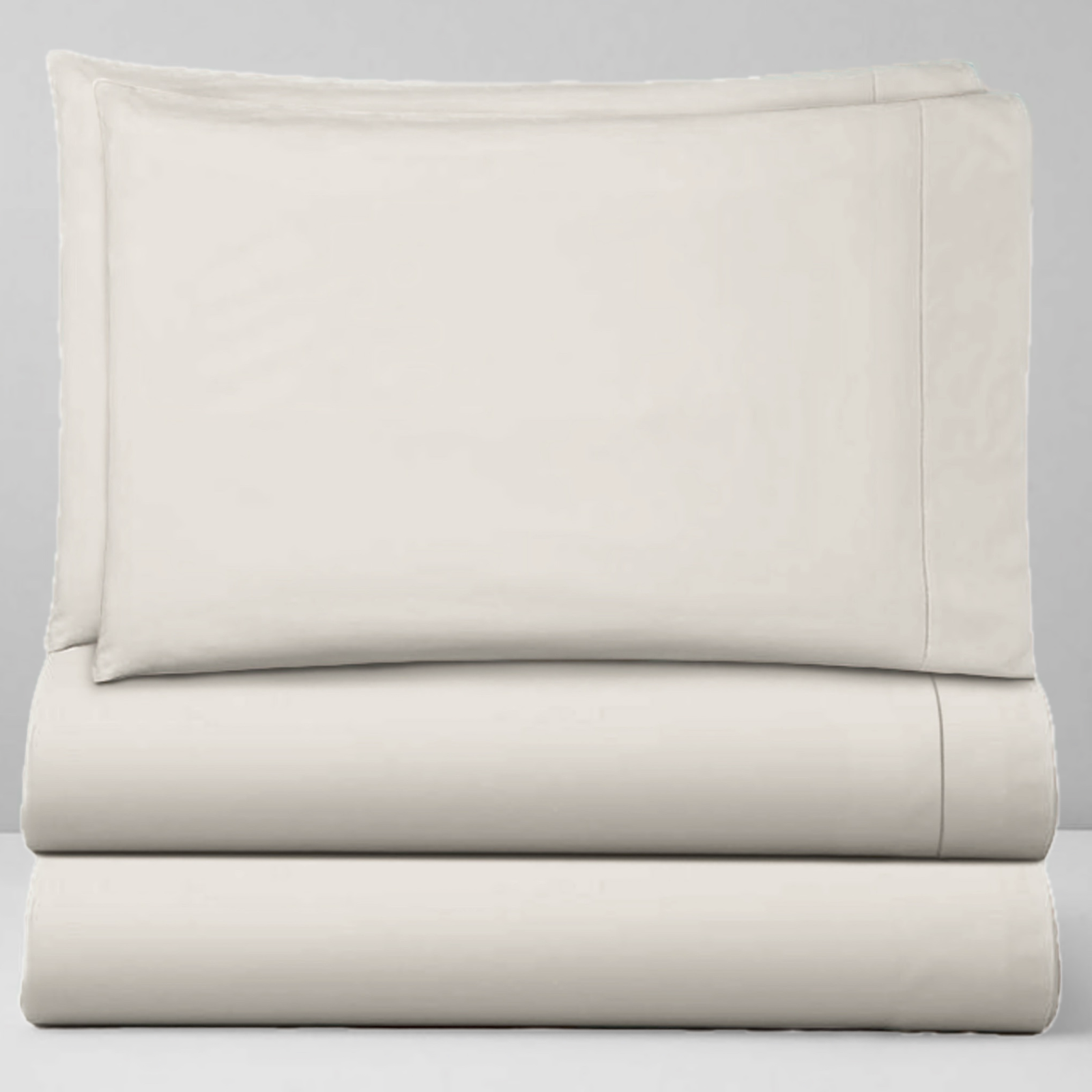 Sferra Celeste Percale Sheet Sets in Bone