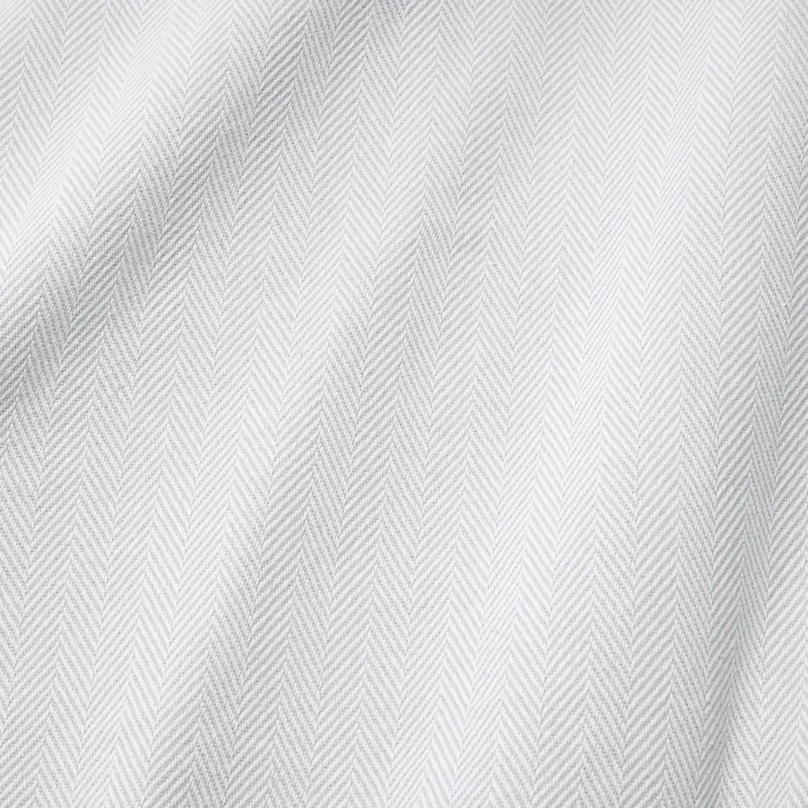 Folded Sferra Celine Throw Blanket in White and Lunar