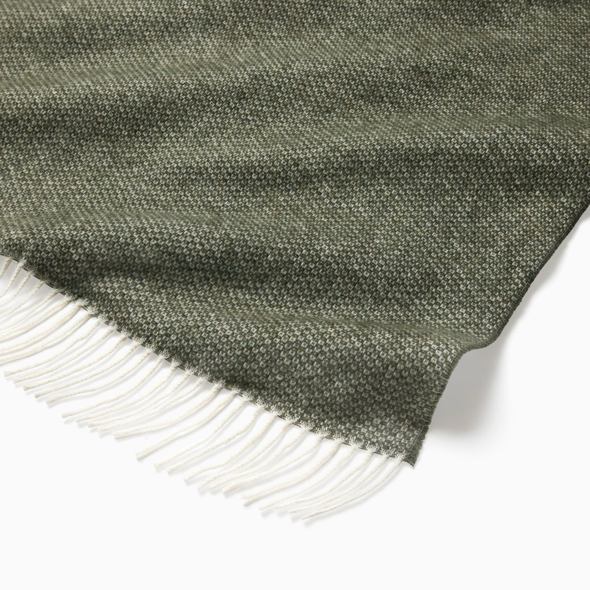 Twisted Fringe of Sferra Cervino Throw in Forest