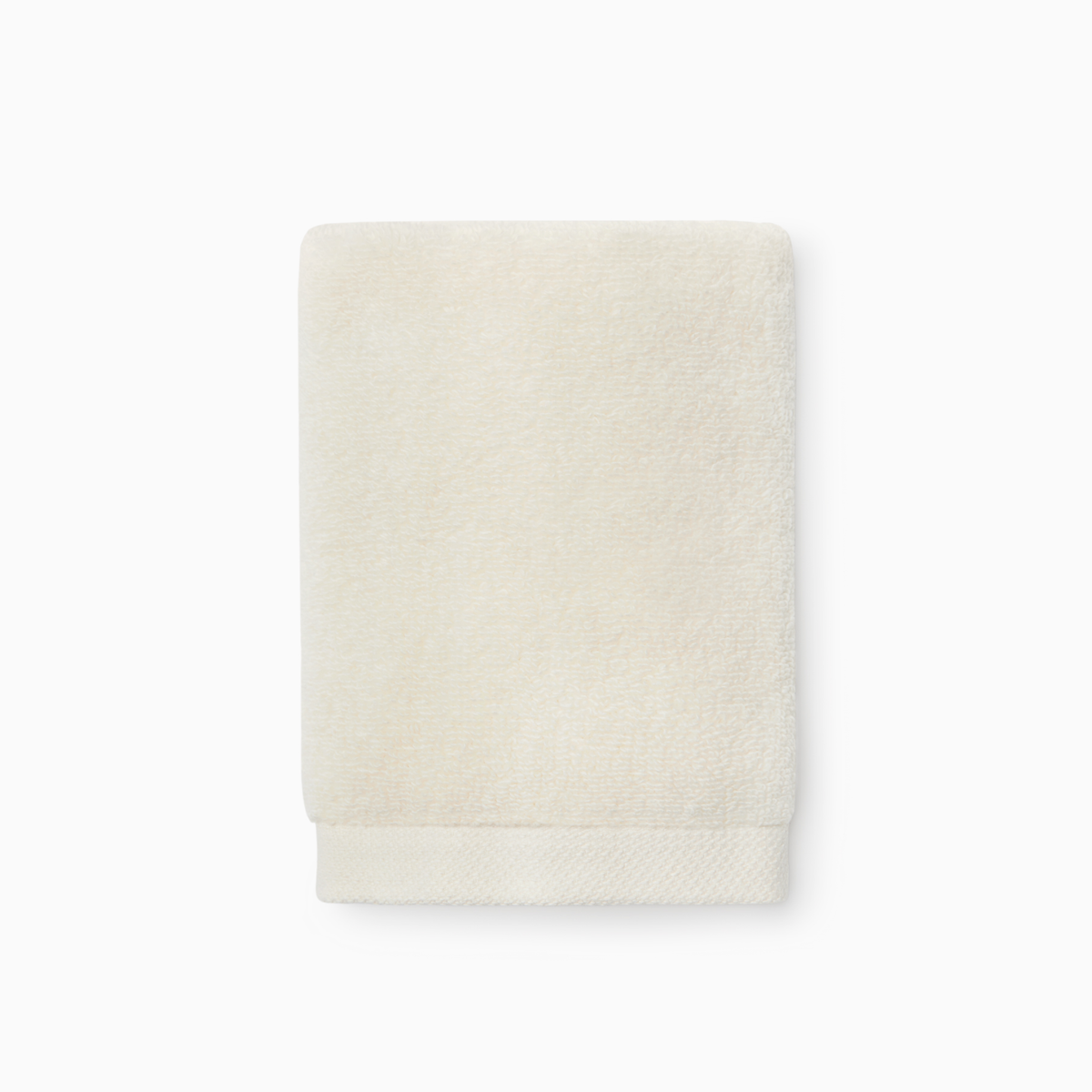 Ivory Wash Cloth from Sferra Cielo Bath Collection