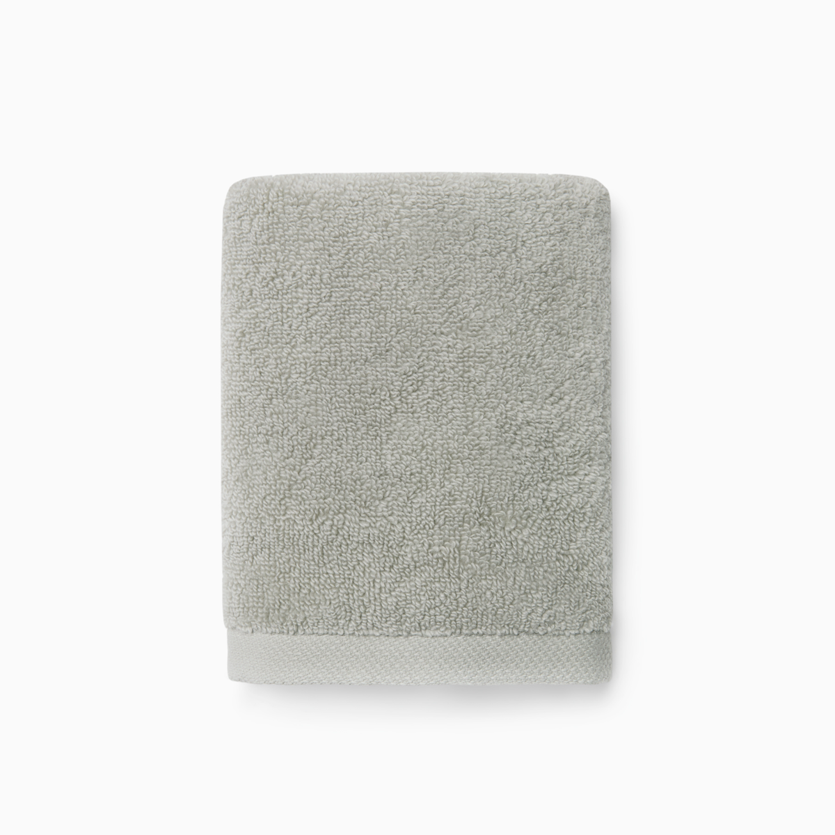 Platinum Wash Cloth from Sferra Cielo Bath Collection