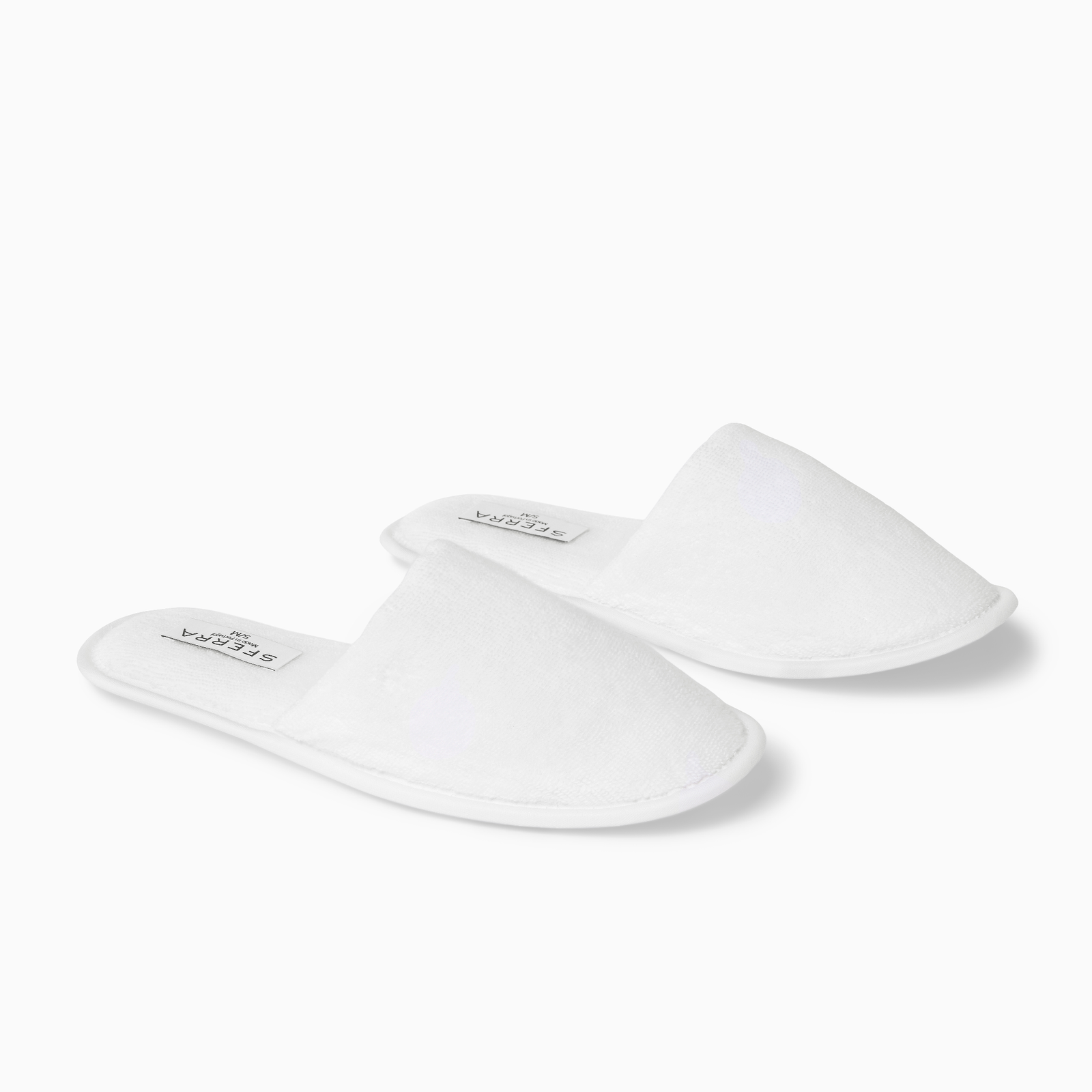 Pair of White Sferra Cielo Slippers