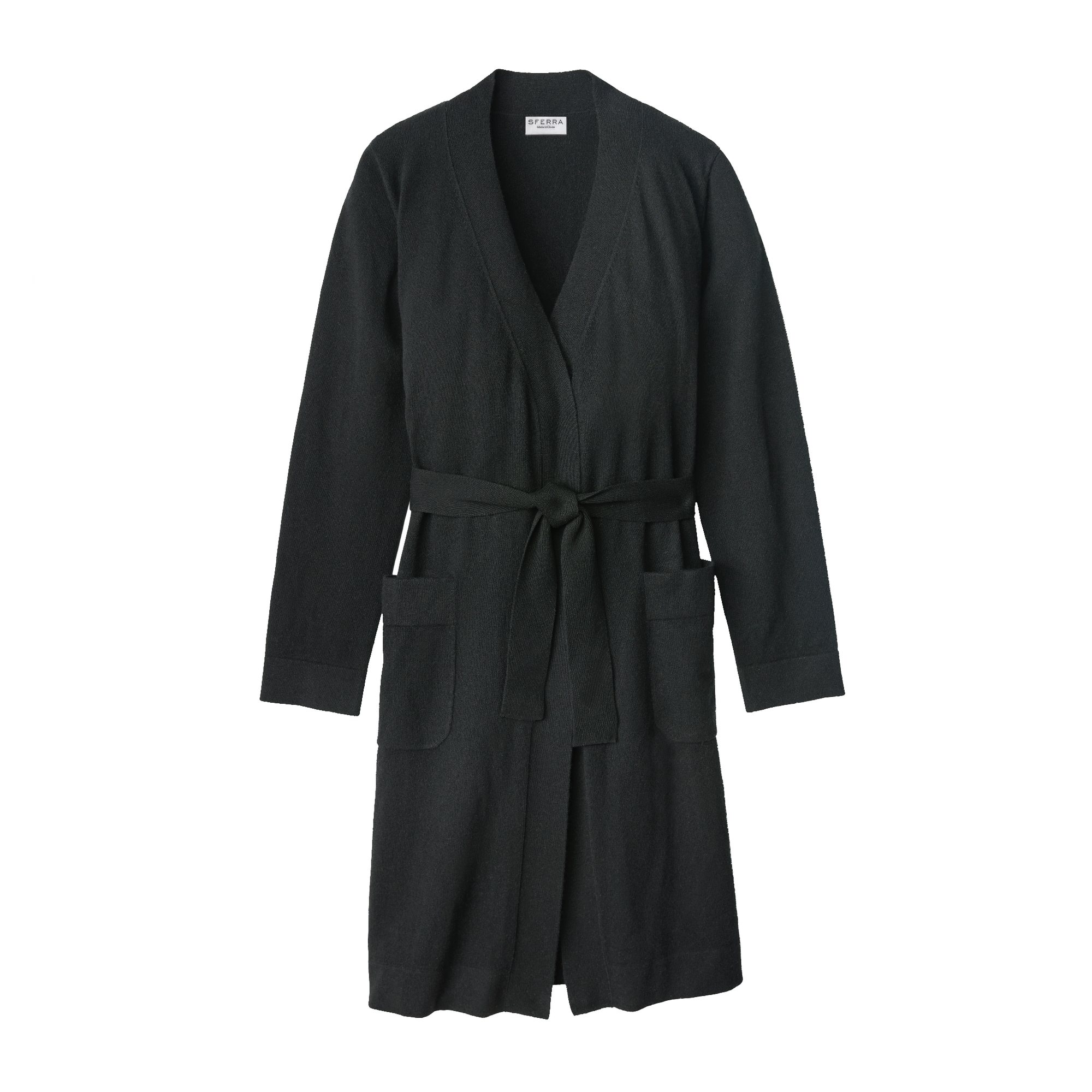 Sferra Donna Cashmere Robe in Black Color