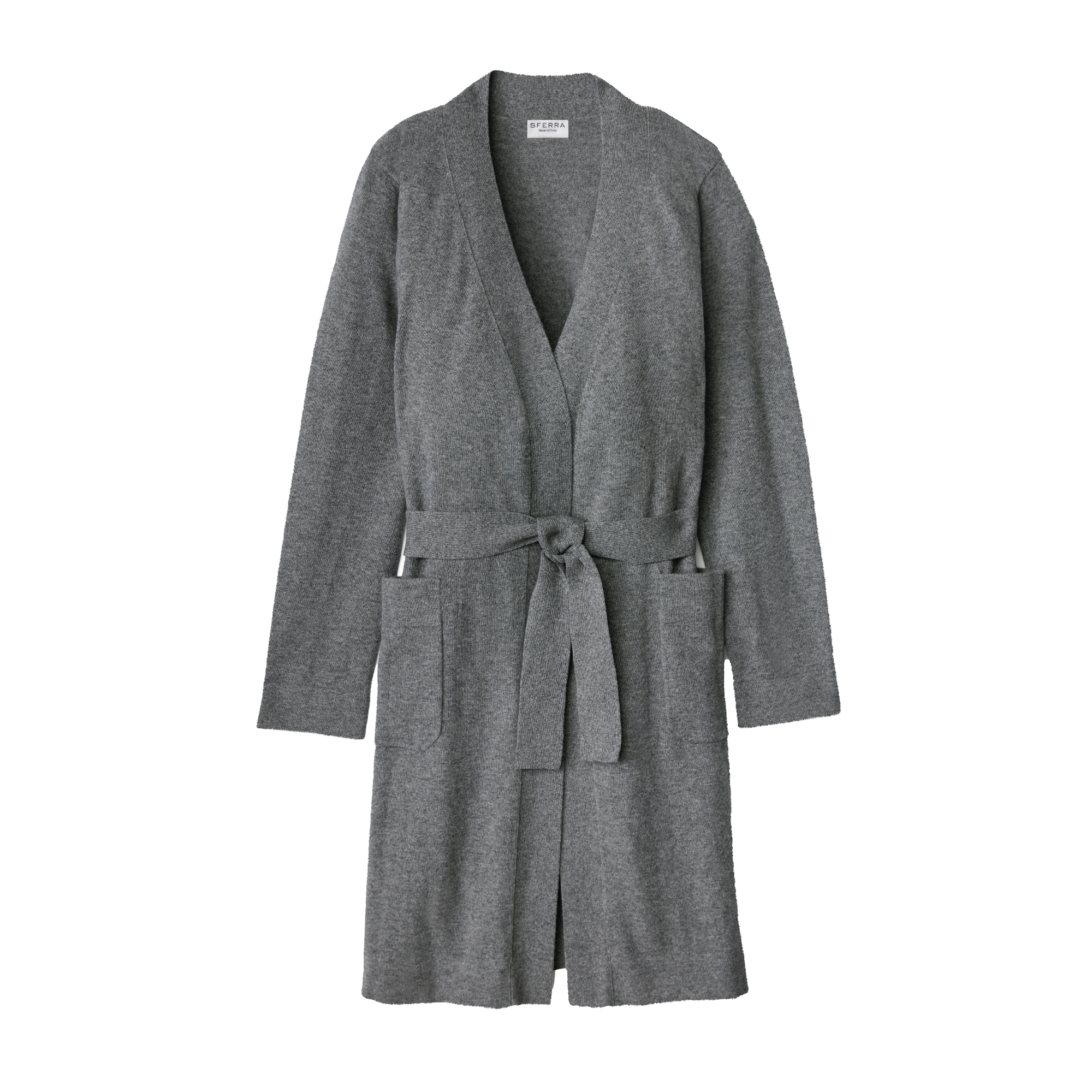 Sferra Donna Cashmere Robe in Grey Color