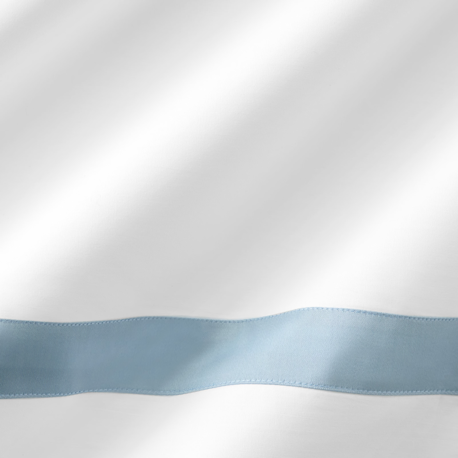 Sferra Estate Bedding with White and Sea Swatch