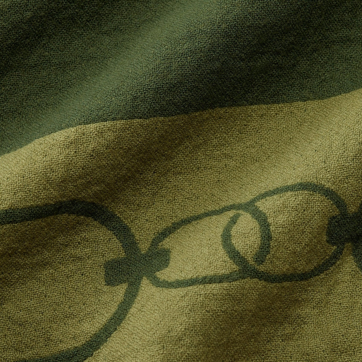 Swatch Sample of Sferra Eterna Throw Blanket in Willow Color