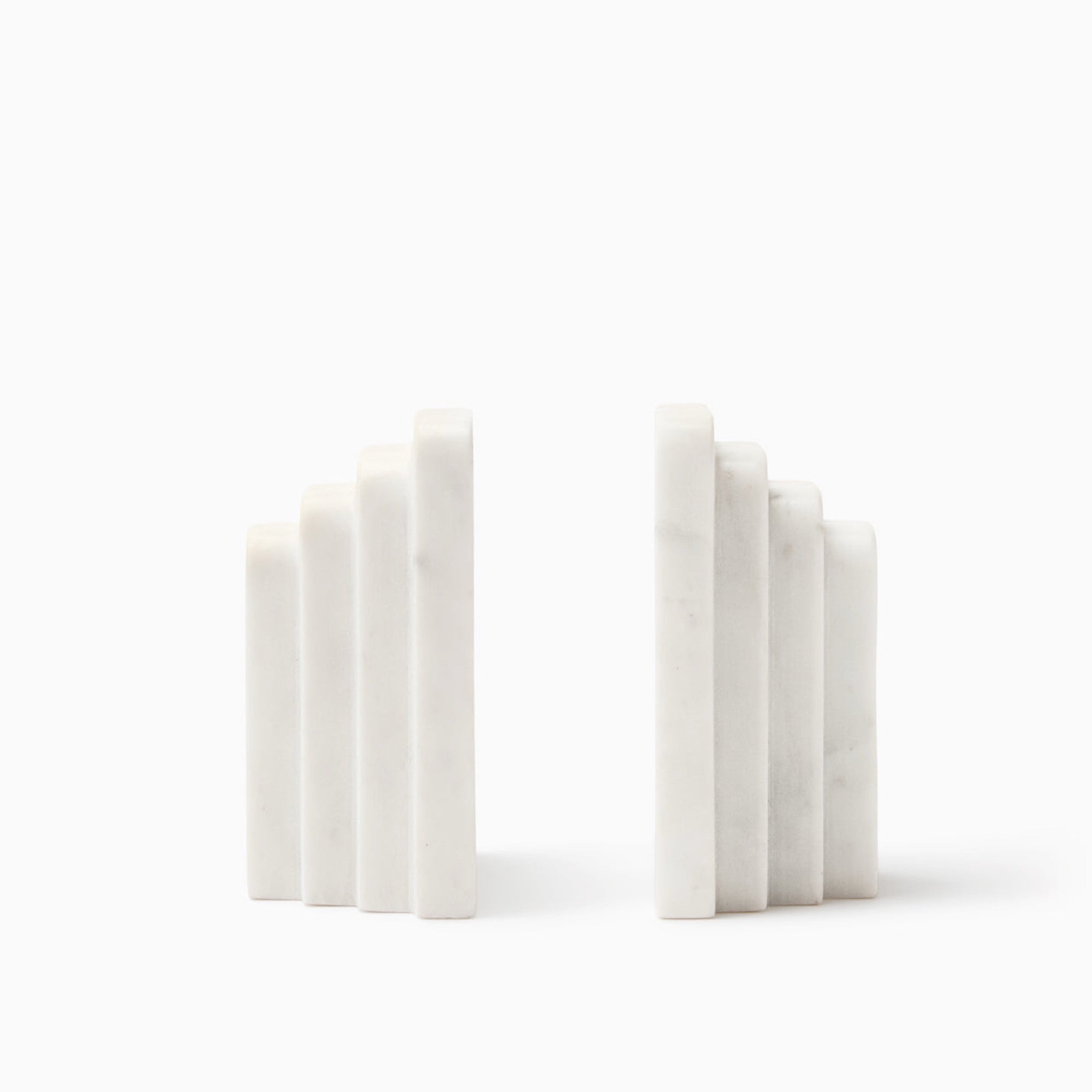 Sferra Fermalibri Marble Bookends in both colors