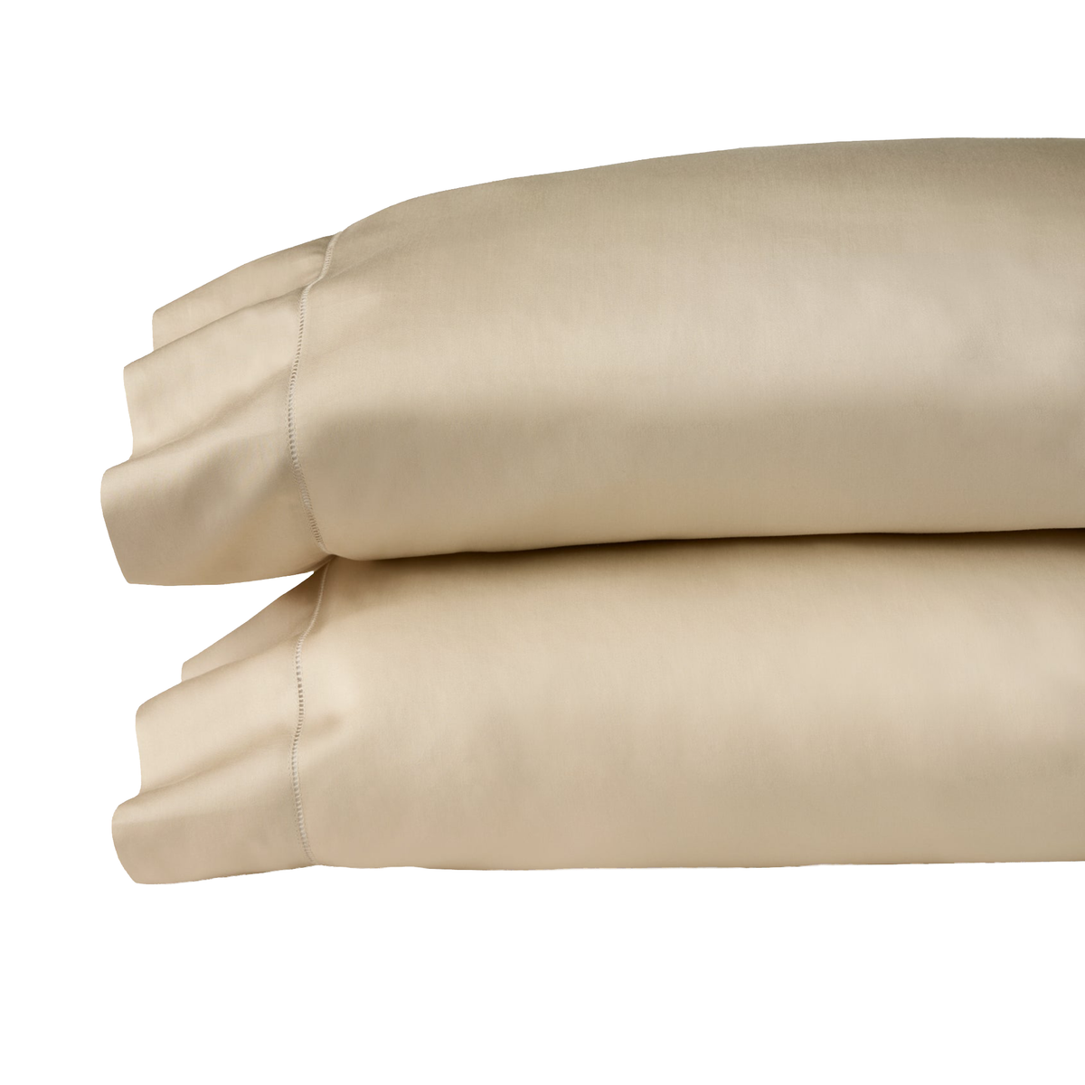Pair of Pillowcases of Sferra Fiona Bedding in Sand Color