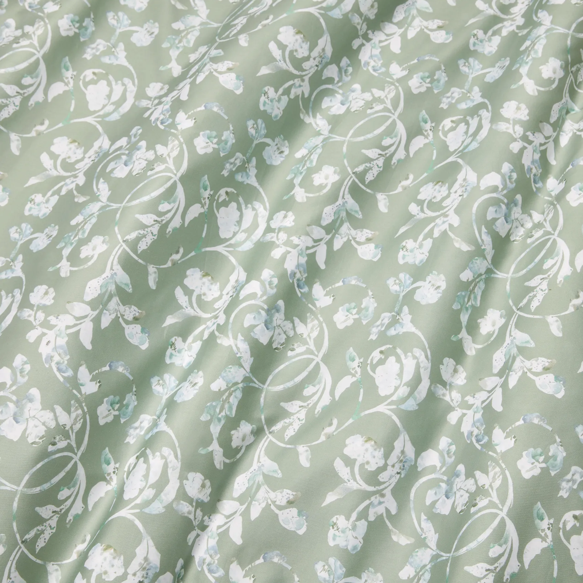 Fabric of Sferra Fronda Duvet Cover and Shams in Sage